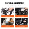 VEVOR Mechanics Tool Set and Socket Set, 1/4" 3/8" 1/2" Drive Deep and Standard Sockets, 205 Pcs SAE and Metric Mechanic Tool Kit with Bits