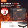 VEVOR Fireproof Document Box, Fireproof Document Bag with Lock 2000¬∞F, 3-layer Fireproof and Waterproof File Box 14.17x10.63x4.13 inch with Zipper