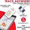 GPS Cards PREPAID Sim for GF07 Mini GPS Tracker/ Hybrid Maps/ Geofences