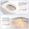 One Piece Smart Toilet With Built-In Bidet, 1.28 GPF Bidet Toilet With Heated Seat Warm Wash, Elongated Bidet Toilet With Self-Clean