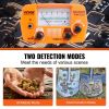 VEVOR Metal Detector for Adults & Kids, 8 Inch Waterproof Search Coil with High Accuracy Pointer Display, Adjustable 38''-49'' Gold Detector