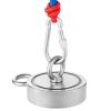 1700 LBS Strong Fishing Magnet Kit Double Sided Pull Force and Rope Carabiner
