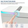 One Piece Smart Toilet With Built-In Bidet, 1.28 GPF Bidet Toilet With Heated Seat Warm Wash, Elongated Bidet Toilet With Self-Clean