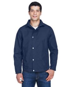 Men's Auxiliary Canvas Work Jacket - DARK CHARCOAL - 5XL (Color: DARK NAVY, size: S)