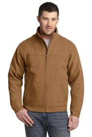 CornerStone Washed Duck Cloth Flannel-Lined Work Jacket CSJ40 (Color: Duck Brown, size: M)
