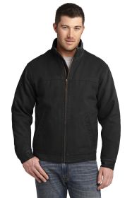 CornerStone Washed Duck Cloth Flannel-Lined Work Jacket CSJ40 (Color: Black, size: XL)