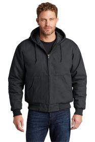 CornerStone Duck Cloth Hooded Work Jacket J763H (Color: Charcoal, size: 4XL)